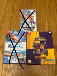 Nintendo Switch 遊戲 Super Mario Bros. Wonder、Sports、Two Point Campus