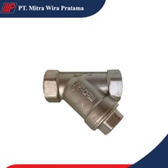 STRAINER Y TYPE STAINLESS 800 WOG SIZE 1" NO BRAND