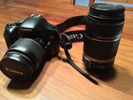 Canon 450D 雙鏡組(EF-S 18~55mm, 55~250mm) 附B+W F-PRO保護鏡