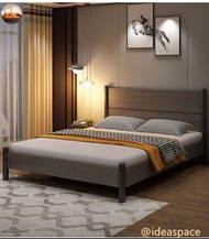 床架 （送貨上門） Bed 實木床 單人床 雙人床 床褥 4尺床 5尺床  L-HID2672-JM