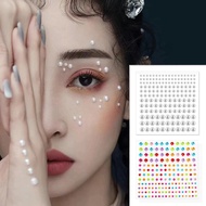 MATA Acrylic Rhinestones 3D Face Sticker Nail Pearl Beads Pearl Sticker CRYSTAL Pearl
