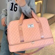 1PC Large Capacity Travel Duffel Bag Extra Large Overnight Weekender Tote For Women Multi Compartmen