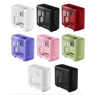 CASE HYTE X50 BLACK/WHITE/STRAWBERRY MILK PINK TEMPELED GLASS/air