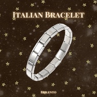 Brilento.id - Italian Bracelet | Italian Charm Bracelet Stainless Steel
