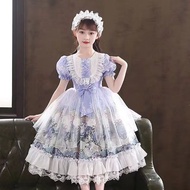 Girls' Lolita Dress Full Set Children's Princess Dress Dress Lolita Dress