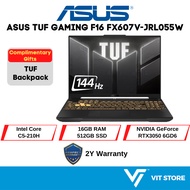 ASUS TUF GAMING F16 FX607V-JRL055W MECHA GREY Intel Core C5-210H RTX3050 16GB DDR4 512GB 16" 144Hz W