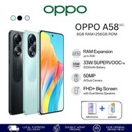 [New] มือถือ oppo A58 5G มือถือ| ram 8GB + rom 256GB| หน้าจอ 6.56 นิ้ว, แบตเตอรี่ 5,000mAh | ของแท้
