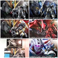 不同售價⚠️ RG 1/144 Bandai Real Grade/$210 RX-93 Nu Gundam V高達/$360 Nu Gundam Fin Funnel Effect Set V高達 連浮游炮特效套裝/$390 Nu Gundam + 全武裝甲 HWS Expansion Set 連水貼 兩盒不散放/$260 Hi-Nu Gundam RX-93-V2/$240 Sazabi MSN-04 沙刹比 紅標/SOLD Zeong MSN-02 自護號