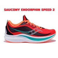 Saucony Endorphin Speed Men's Running Shoes 2 Scarlet / Black - Dark Red / Black