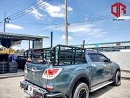 คอกเหล็กรถกระบะ รีโว่ คอกกระบะ Ford Next GEN 2024 วีโก้ คอกเหล็กสีดำ แซงกระบะ รั้วกระบะ Hunter truck