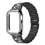 Strap + Case Suitable for Apple Watch 40mm 44mm 38mm 42mm  band for iwatch series 5 4 3 2 1 stainless steel diamond bracelet