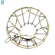 MMLUCK Retro Brass Hot Clamp Industrial Light Bulb Holder Light Pendant Guard Lamp Cage Lanterns