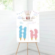 SA Gender Reveal Ideas Games 36 Voting Gender Reveal Party Decorations Boy or Girl