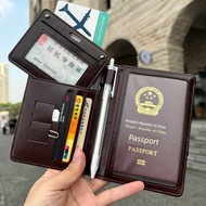 [Travel Goods] Multifunctional Passport Holder Card Holder Document Boarding Pass Storage Bag Ticket