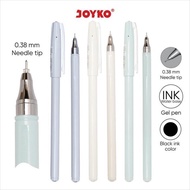NA2 JOYKO Sofuto Gel Pen 0.38 mm Single Pastel Needle Tip Pen/ GP-352 0.38mm Black Pen/ GP352