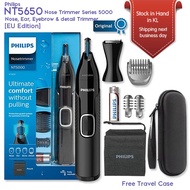 Philips Series 5000 NT5650 Nose, Ear and Eyebrow Trimmer with Detail Trimmer Attachment Battery-Oper