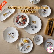 CORELLE × Winnie the Pooh Character Tableware Series Plate Bowl Dinnerware