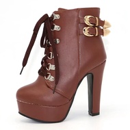 GSCOD sepatu boots wanita / boot heels / boots wedges / boots dangdut / boots heels panggung / boots