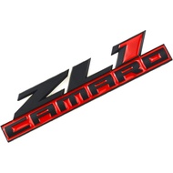 1Pcs ZL1 Camaro Emblem Sticker Badge Decals 3D Metal Auto Car Side Fender Rear Trunk Replacement For