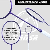 Kansa Color Badminton Racket POLOS 24-35 Lbs Made In Taiwan Original