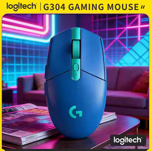 Logitech G304 Wireless Gaming Mouse 12000 DPI HERO Sensor LIGHTSPEED 1ms 9-Month Battery Symmetrical