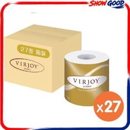 (原箱27卷 Jumbo) Virjoy Luxury 唯潔雅 三層柔韌卷紙/衛生紙 (27巻) x 1箱 #廁紙