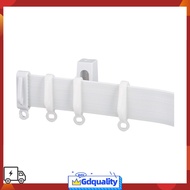 [JDZH] Flexible Ceiling Curtain Track 12.5 ft  Curved Curtain Rail with Mute Rollers