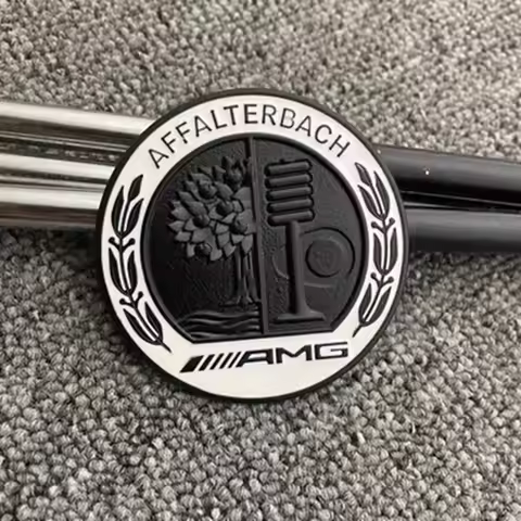 AFFALTERBACH LOGO 3D Metal Car Rear Trunk Door Windows Body Emblem Sticker For Benz AMG C E S GLE CL