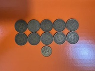 （65KN年10枚大壹毫）香港硬幣英女王伊利沙伯二世 1965KN年大一毫 Government of Hong Kong Coin Queen Elizabeth ll 1965KN $0.1