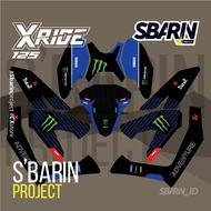 Yamaha X Ride 125 Decal - Dakar I Sbarin Project