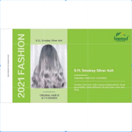 New Colors!!! Bremod Hair color Dye 9/11 Smokey Silver Ash