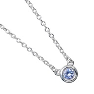 Tiffany & Co. Color by the Yard 藍色項鍊，925 純銀鑲嵌彩色寶石，約 1.65 克，女士 [二手]