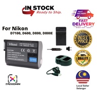 🔥READY STOCK🔥 Proocam Nikon EN-EL15 Compatible Battery With Dual Charger & Charger for Nikon D7100 D