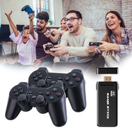 2.4G Double Wireless Controller 4K Ultra HD Video Game Stick Built in 10,000 Classic Retro Game PS1 