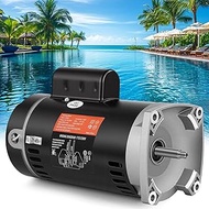 Cuilvu B2853 Pool Pump Motor - Swimming Pool Pump Motor, 3450 RPM, 1HP, 115/230V, 56Y Frame, 303 Sta