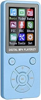 MP3 MP4 Music Player, Support 32G Memory Card, Support Music, Radio, Recording, Video, E-book, 6-8 H