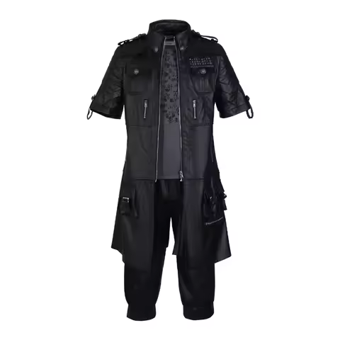 Anime FF XV Noctis Lucis Caelum Cosplay Costume Prince Black Kingly Party Uniform 2025 Halloween Out