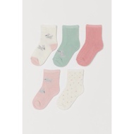 H&M Original®️ 5-Pack Socks Kids Readystock