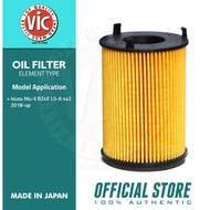 VIC Oil Filter Element Type O-586 for Isuzu mu-X RZ4E LS-A 4x2 2018-up