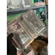 100 Food Trays 500g TA0 – Safe, Clean Plastic, Suitable for Fruits & Pastries