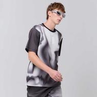 UNBOUND  TIME RIPPLE OVERSIZE TEE เสื้อผู้ชายพิมพ์ลาย  (เฉพาะเสื้อ)