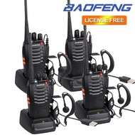 Baofeng BF-888S UHF Walkie Talkie Long Range VOX Two Way Radio + Earpiece