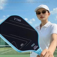 Red Carbon Fiber Pickleball Paddle - Lightweight and Durable Dayung Pickleball Gentian Karbon Merah 