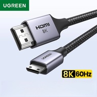 UGREEN Mini HDMI-Compatible to HD Cable 8K/60Hz For Raspberry Pi Zero Graphic Video Camera Camcorder