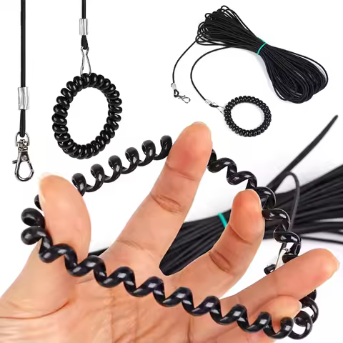 1M-15M Pet Bird Outdoor Training Harness Rope Bird Foot Chain Parrot Anti-Flying Traction Straps Bir