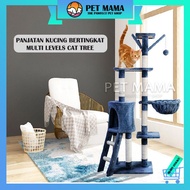 PETMAMA Premium Cat Tree Cat Condo Bed Scratcher House Cat Tower Hammock Cat Tree Panjatan Kucing Bertingkat PT009