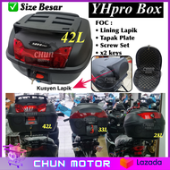 42L Box Extra Large Motorcycle Monolock Same Size Givi Box 42Liter Box / Bakul Motor Box Givi YHpro