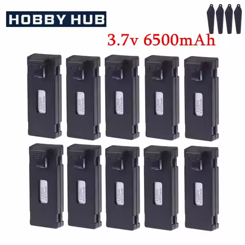 3.7V 6500mAh Rechargeable Lipo battery For RC Drone E88 E88PRO E99 S2 P1 K3 P10 A13 S98 E525 RC Quad