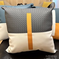Modern Simple Ready Stock Pillow Living Room Pillowcase Stitching Lumbar Pillowcase Wholesale Bedroo