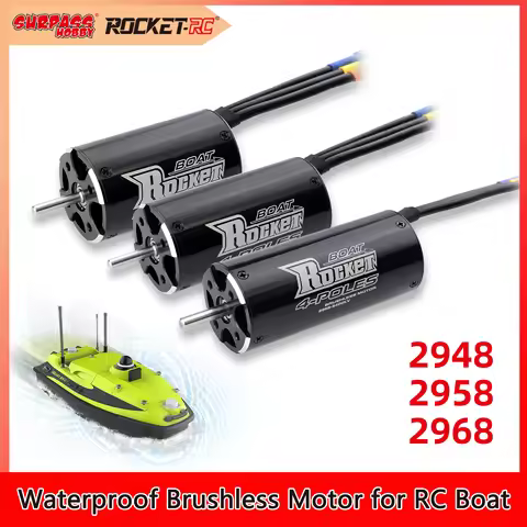 Surpass Hobby Rocket RC 2948 2958 2968 Brushless Motor for RC Electric Boat Motor Traxxas Feilun Fis